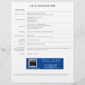 託児パーソナライズされたセンター用ASPチラシ チラシ (裏面)