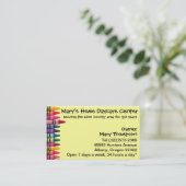 託児所のベビーシッターをする育児の名刺 名刺 (スタンド正面)