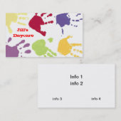 託児所の名刺 名刺 (正面/裏面)