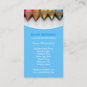 託児所の名刺 名刺 (裏面)