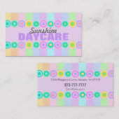 託児所の名刺 名刺 (正面/裏面)