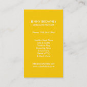 託児所の名刺 名刺 (裏面)