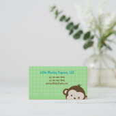 託児所の育児のベビーシッターをするお母さんのテレホンカード コーリングカード (スタンド正面)