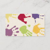 託児所は名刺を渡します 名刺 (裏面)