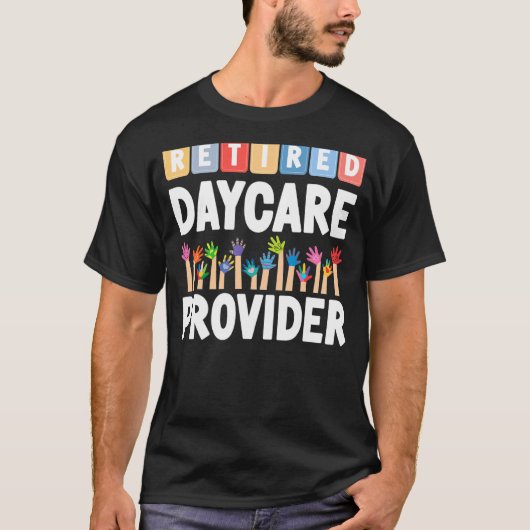 託児所プロバイダー先生ベビーシッターReti Tシャツ (正面)