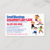 託児所ベビーシッター事業 名刺 (正面)