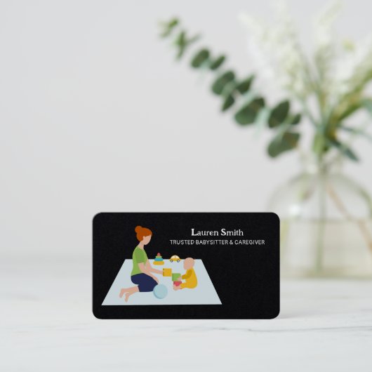 託児所 名刺 (スタンド正面)