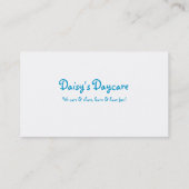 託児所 名刺 (裏面)