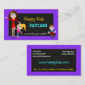 託児所、子気にども、ベビーシッター名刺 名刺 (正面/裏面)