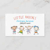 託児施設事業名刺 名刺 (正面)