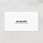 託児施設事業名刺 名刺 (裏面)