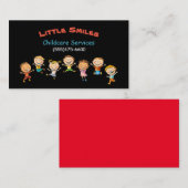 託児施設事業名刺 名刺 (正面/裏面)