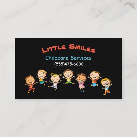 託児施設事業名刺 名刺 (正面)
