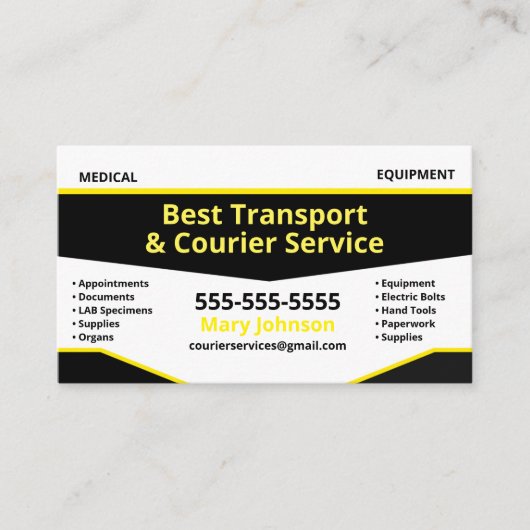 託送事業名刺 名刺 (正面)