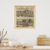 託送郊外の住居 ポスター (キッチン)