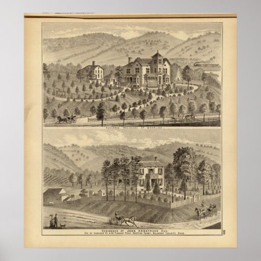 託送郊外の住居 ポスター (正面)