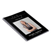 記シンプル念葬祭写真ゲストブック ノートブック (右側)