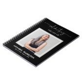 記シンプル念葬祭写真ゲストブック ノートブック (左側)