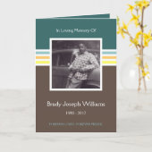 記モダン念カード カード (黄色い花)