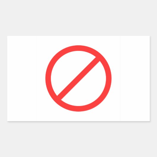 記号なし 長方形シール (正面)