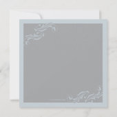 記号によるモノグラムの宗教招待状 招待状 (裏面)