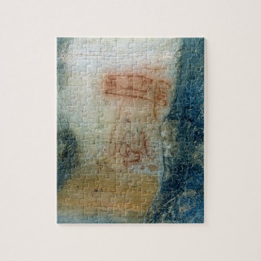 記号による姿(洞窟壁画) ジグソーパズル (縦)