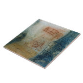 記号による姿(洞窟壁画) タイル (側面)