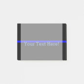 記号による薄いブルーラインはこれを個人化します ポストイット (正面)