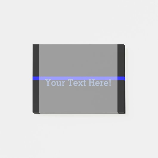 記号による薄いブルーラインはこれを個人化します ポストイット (正面)