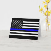 記号による薄いブルーライン写実的な米国の旗 カード (黄色い花)