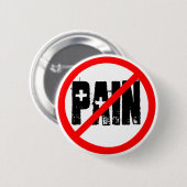 記号のコピー無し、苦痛 缶バッジ (正面&裏面)