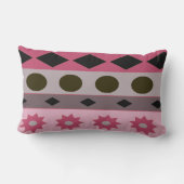 記号のピンク ランバークッション (裏面)