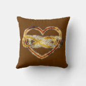 記号の二色二重無限ハート クッション (裏面)