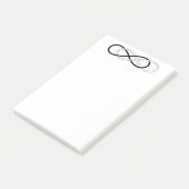 記号の二重無限-黒及び白 ポストイット (アングル)