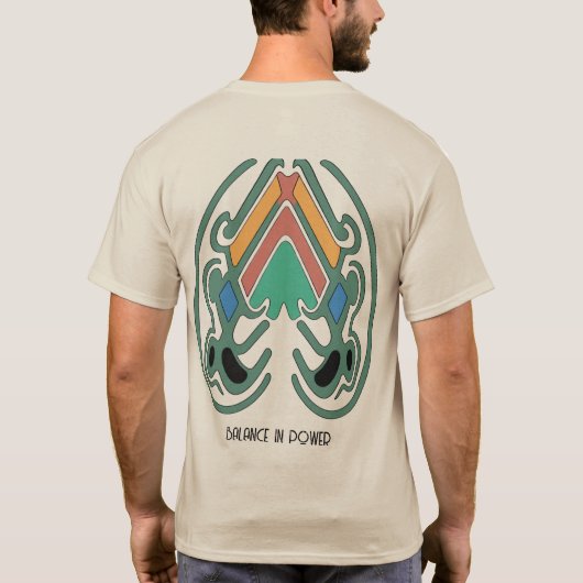 記号の抽象的な意味 Tシャツ (裏面)