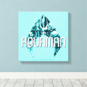 記号のAquaman | Orin、Mera、Orm及び黒いマンタ キャンバスプリント (インサイチュ (ウッドフロア))