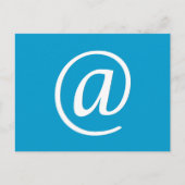@記号はがき – 青 ポストカード (正面)