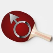 記号を傷つけます 卓球ラケット (横)