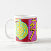 記号を直す霊気のコーヒー・マグ コーヒーマグカップ (左)