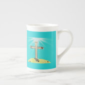 記号交叉 ボーンチャイナマグカップ (右)