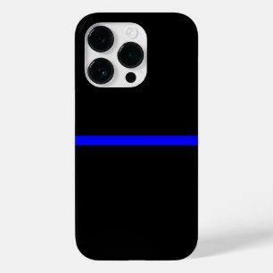 記号付き薄い青い線の水平黒 Case-Mate iPhone 14 PROケース