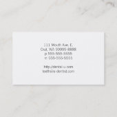 記号歯 名刺 (裏面)