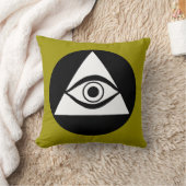 記号: すべての見る目 クッション (ブランケット)