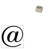 記号/アイコンのみ – AT SIGN + ICONSアイディア ラバースタンプ (押印)
