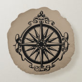 記号: コンパス ラウンドクッション (裏面)