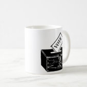 記号: 投票箱 コーヒーマグカップ (正面右)