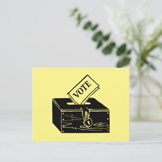 記号:投票箱 ポストカード (スタンド正面)