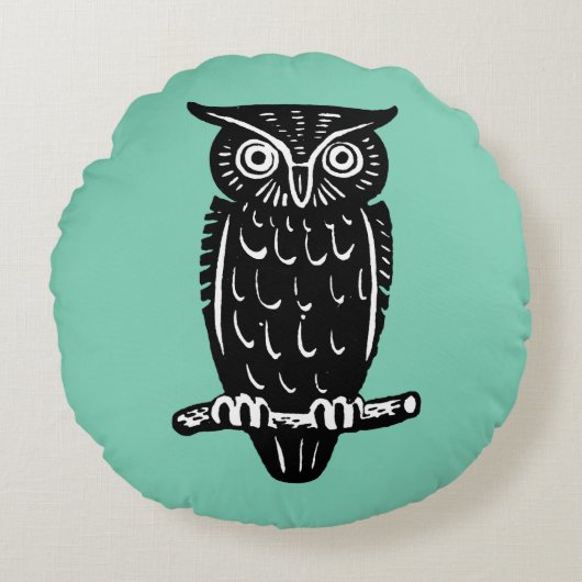 記号: 知恵 ラウンドクッション (正面)