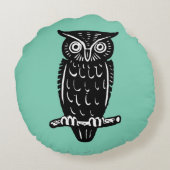 記号: 知恵 ラウンドクッション (裏面)