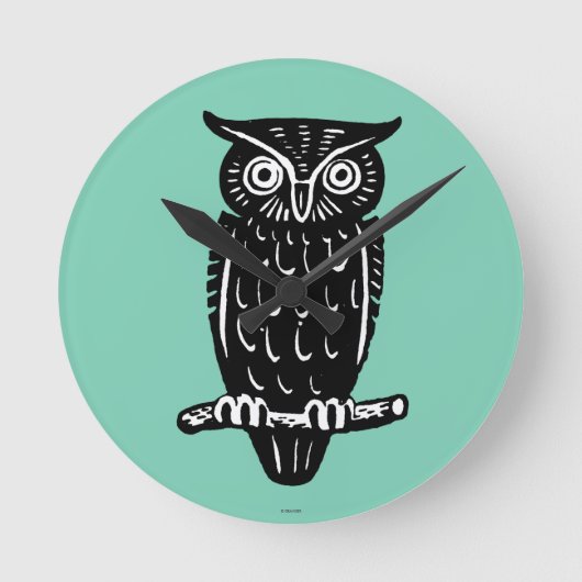 記号: 知恵 ラウンド壁時計 (正面)